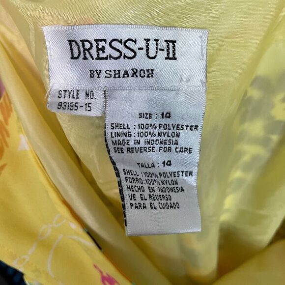 Vintage Y2K Dress-U-II Vibrant Slip Dress - Women’s 14 - Picture 6 of 6